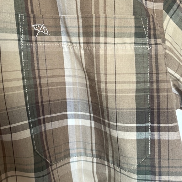 Arnold Palmer plaid button down short sleeve shirt - Picture 4 of 9
